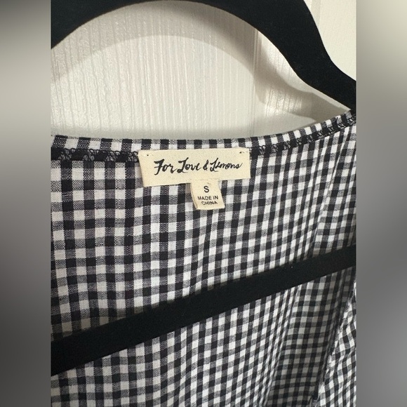 For Love & Lemons Gingham Ruffle Jumpsuit | Retro Romance One-Piece | Size Small - Picture 4 of 11